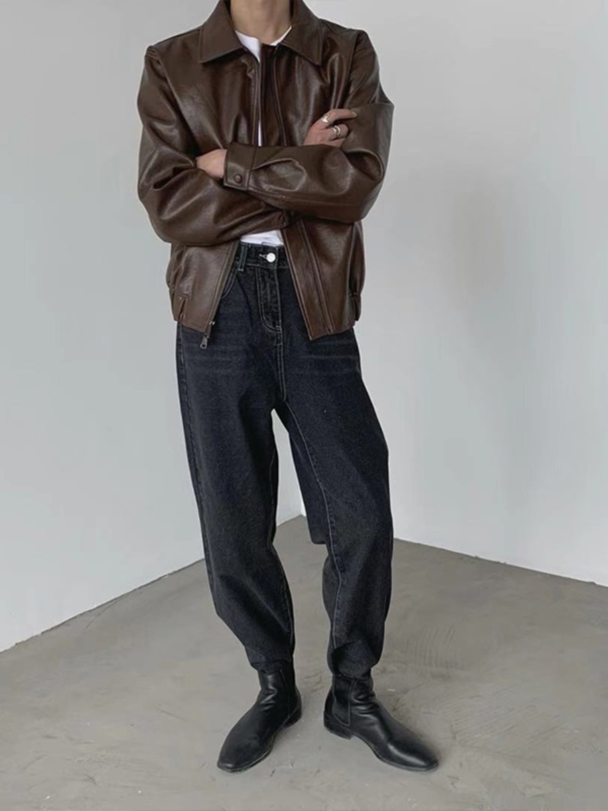 The Leather Shirt Jacket - Image 2