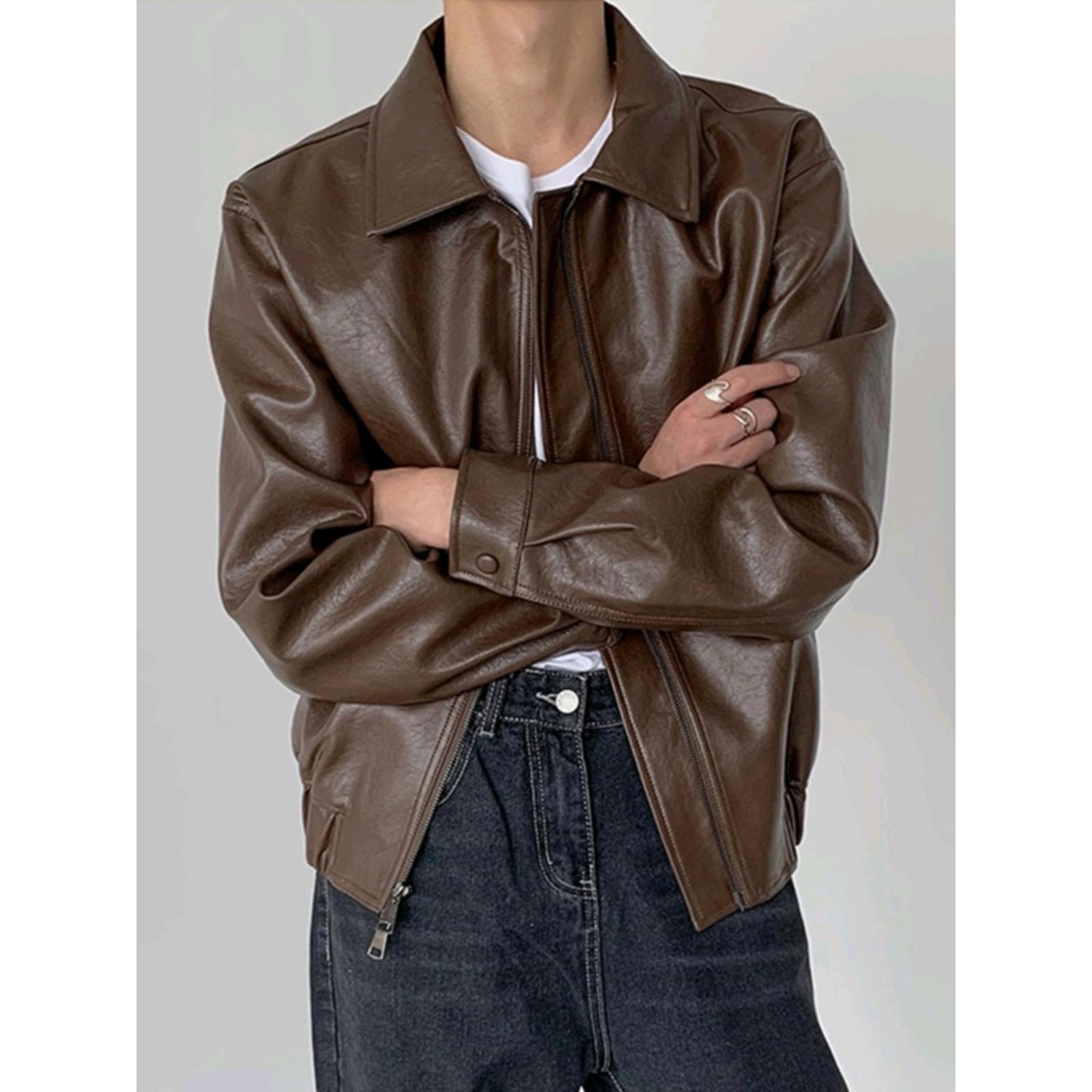 The Leather Shirt Jacket